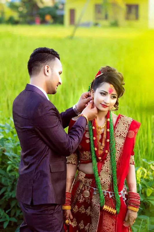 尼泊尔巴登多杰结婚图片