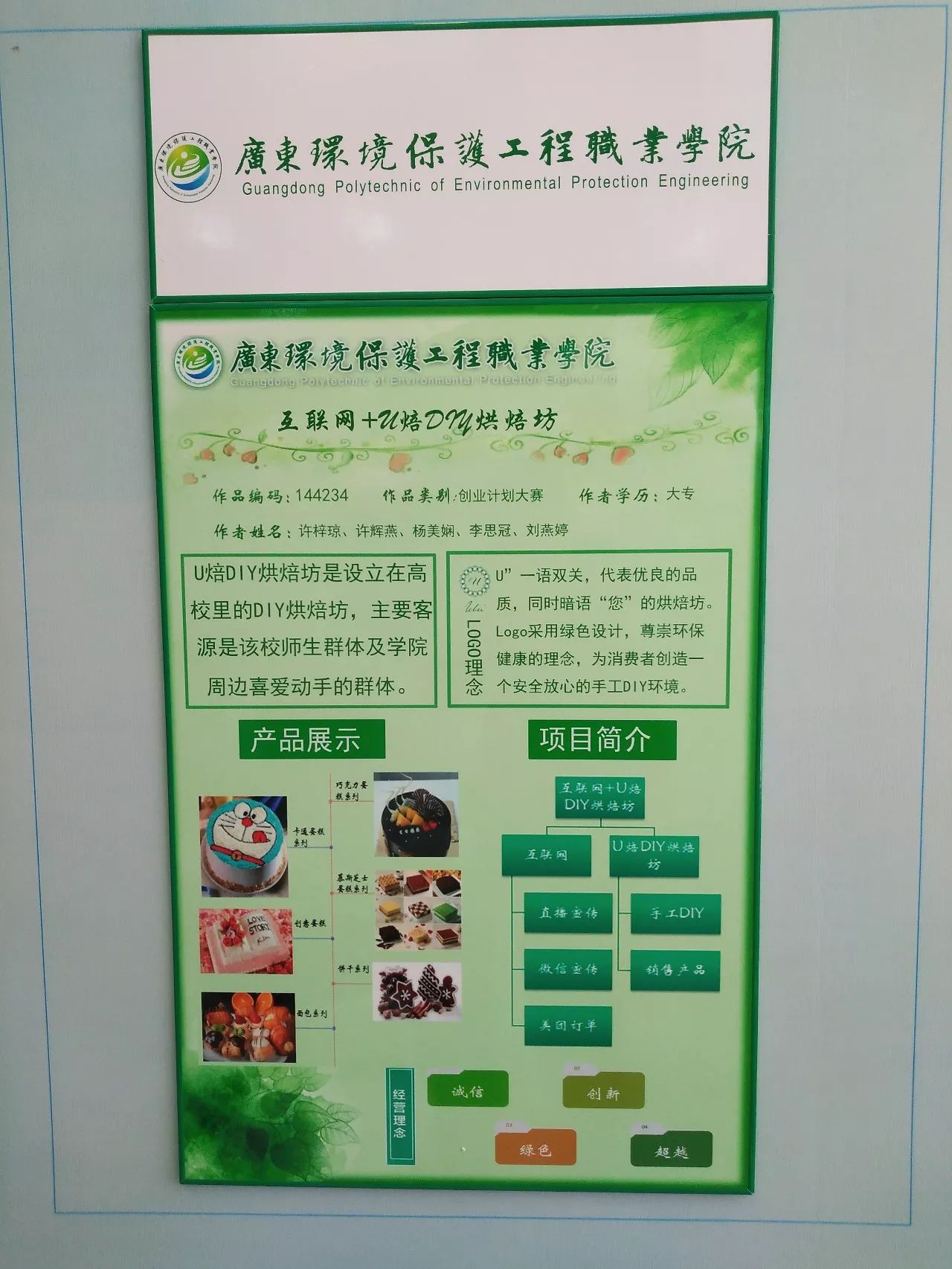 挑战杯展板示范图片