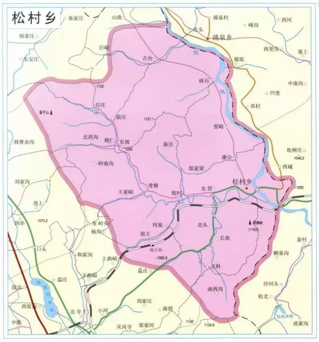 沁县地图 村乡图片