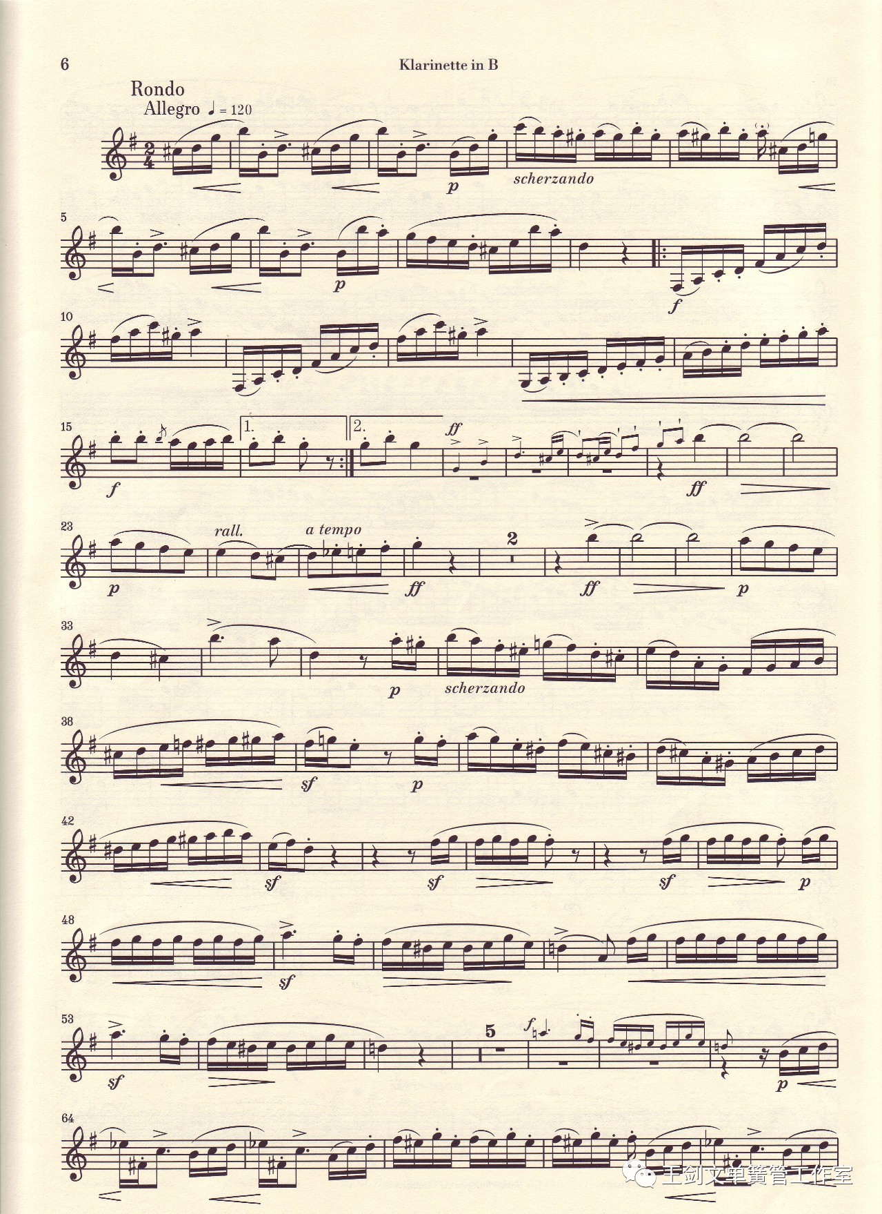 低音单簧管演奏丨《韦伯第一单簧管协奏曲第三乐章》