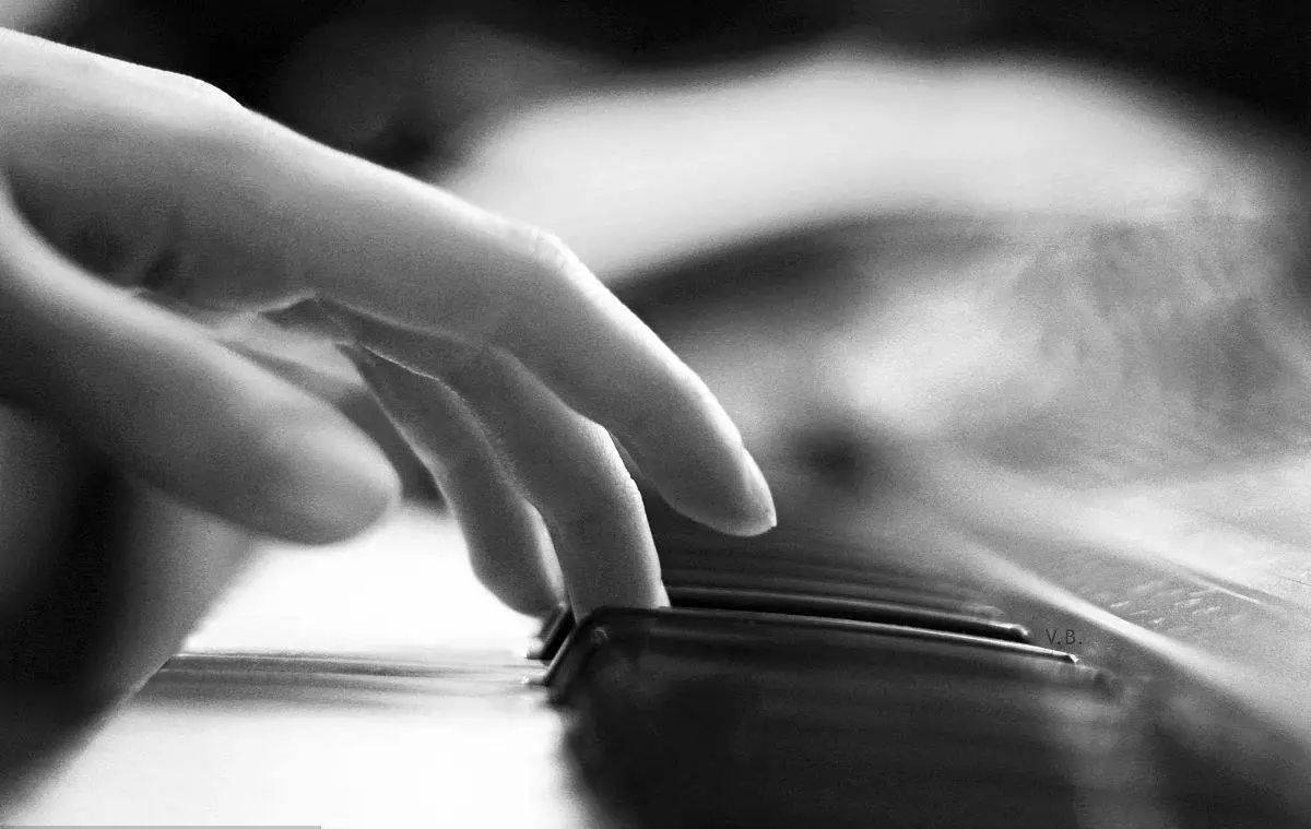 弹钢琴有一双灵活的手腕非常重要