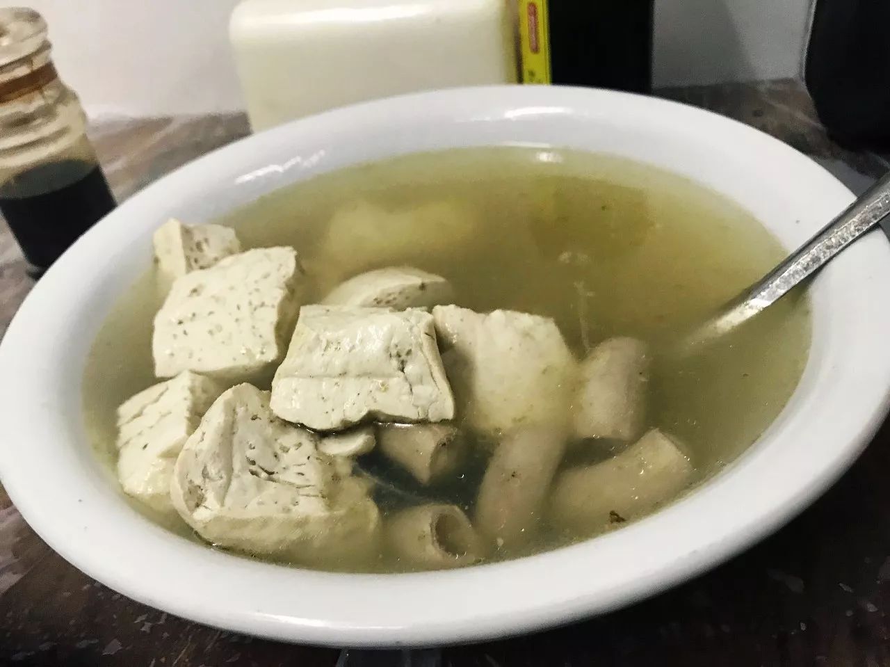 小肠豆腐汤图片