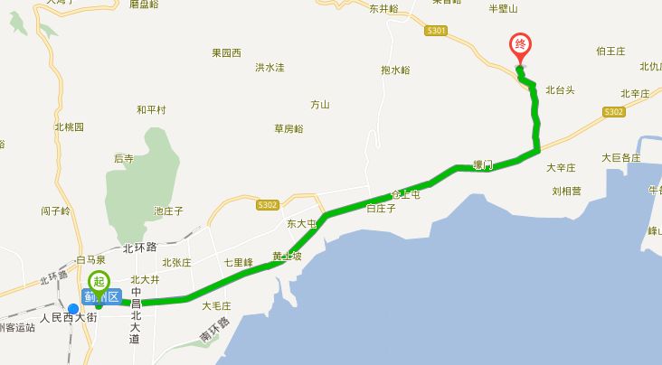 路线二:由蓟州城区进入津围北二线,转马平公路,转峪龙路,到达小穿芳峪