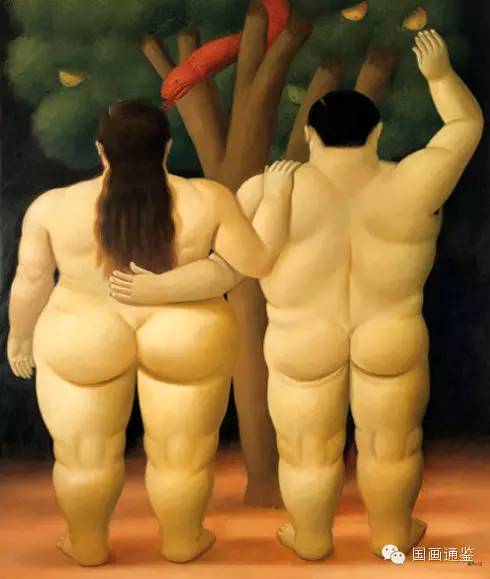 画家笔下的胖女人图片