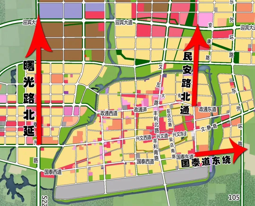 文安道路规划图图片