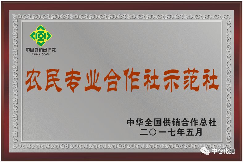 宏偉農機農民專業合作社授予 省級農村股份合作制經濟發展示範組織