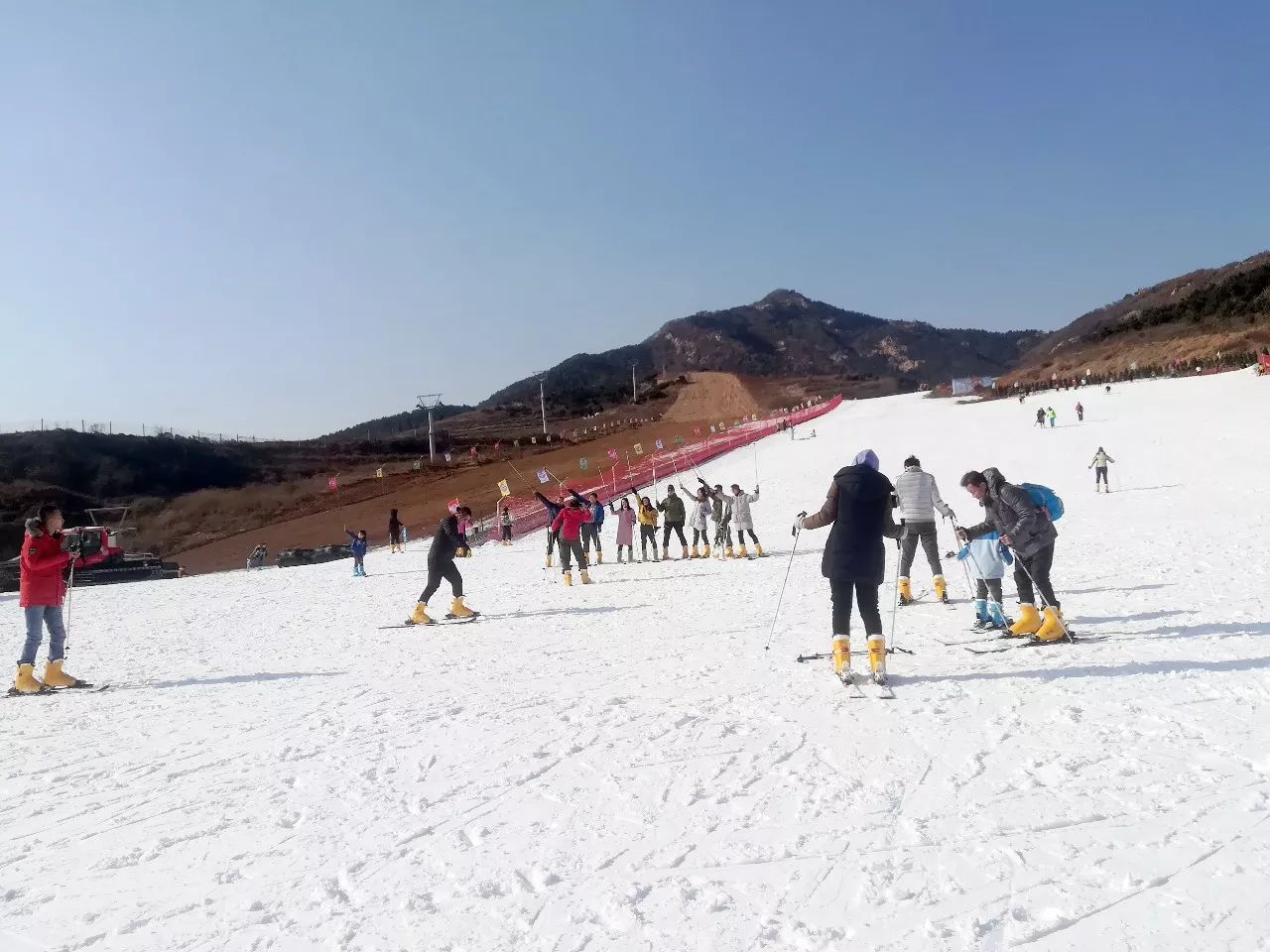 青岛高山滑雪场图片