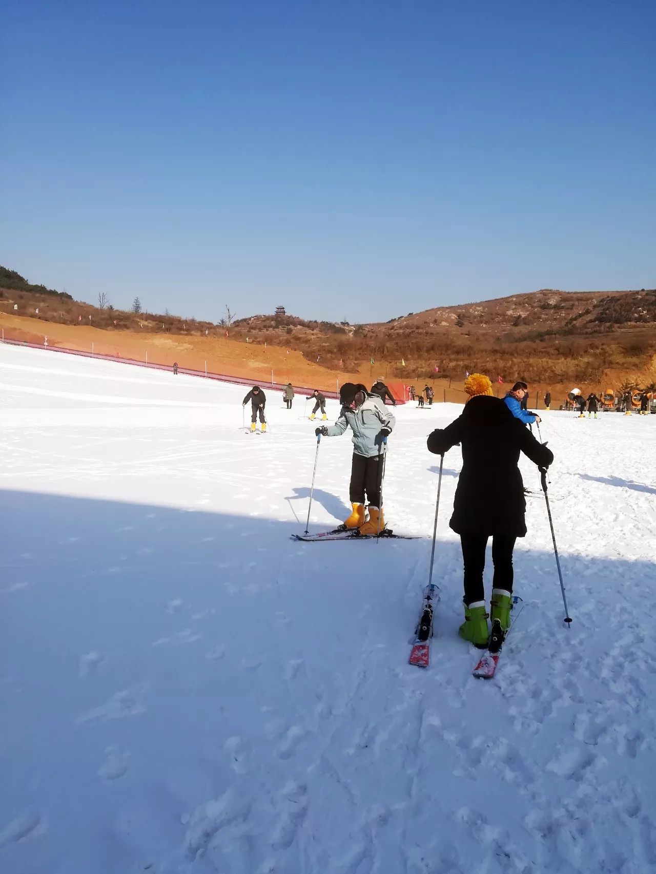 青岛高山滑雪场图片