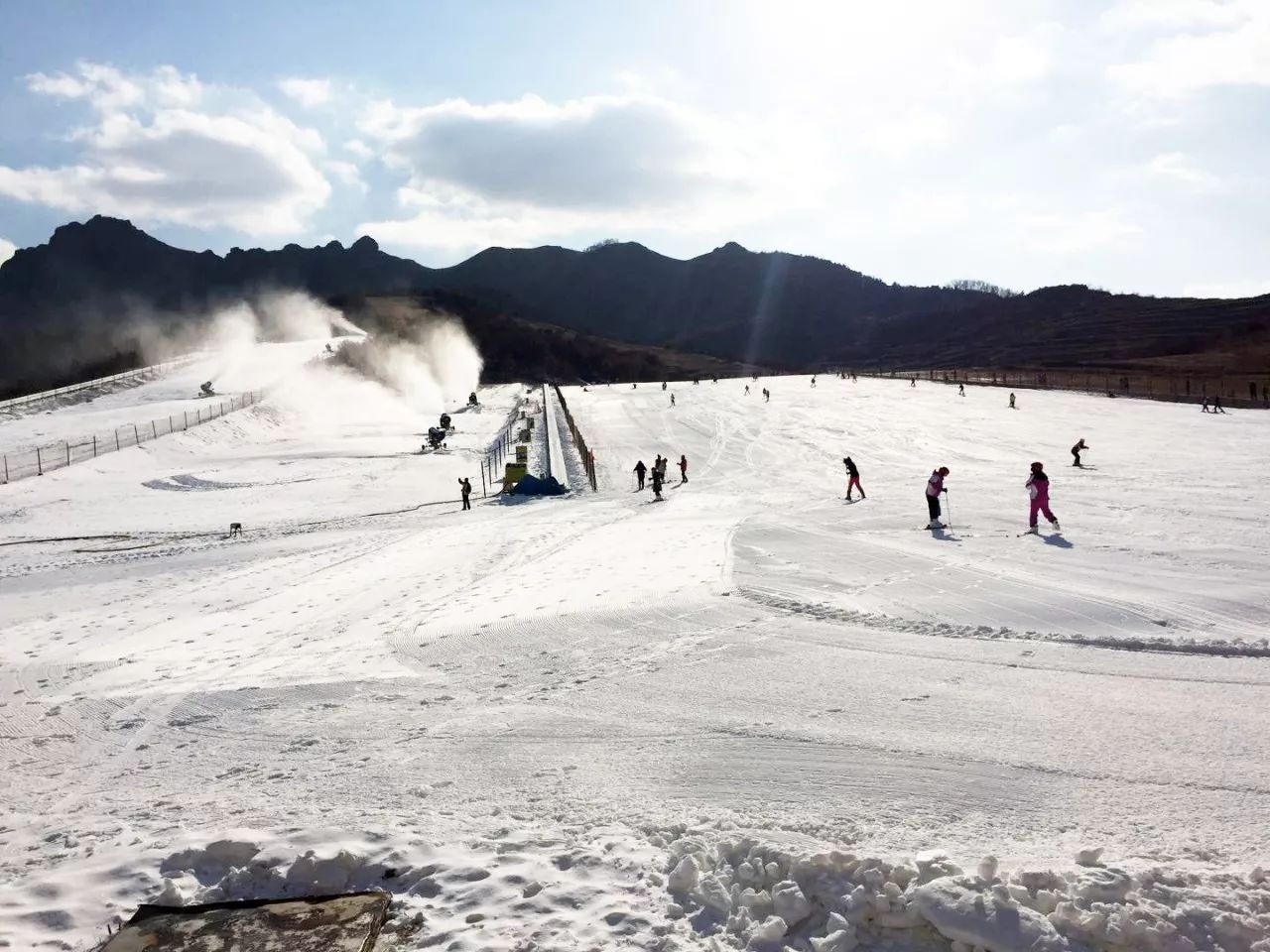 青岛世博园滑雪场图片