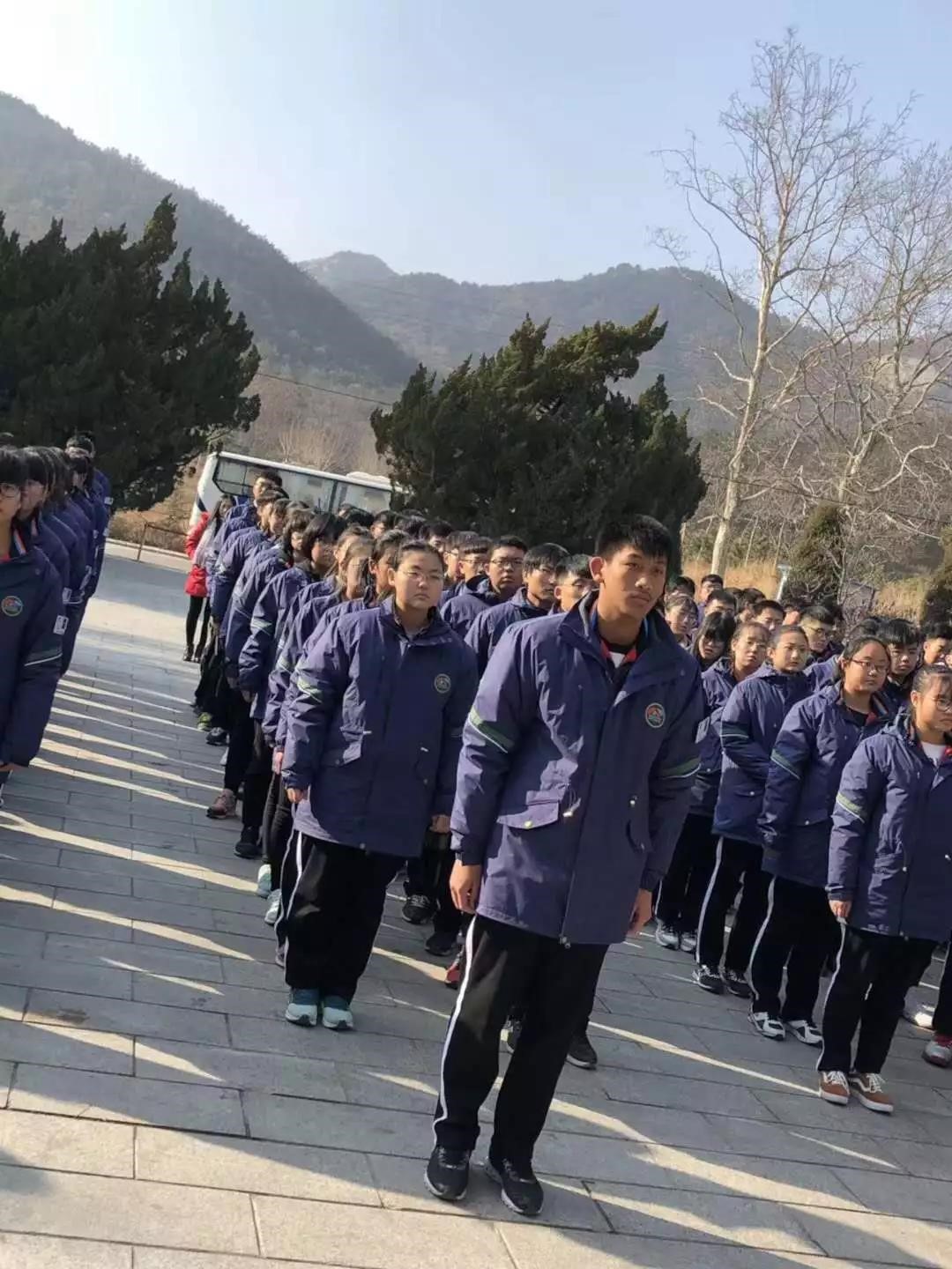 文登天福山中学图片