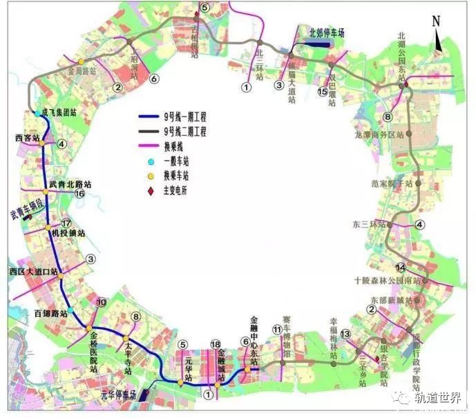 成都地铁9号线线路图图片