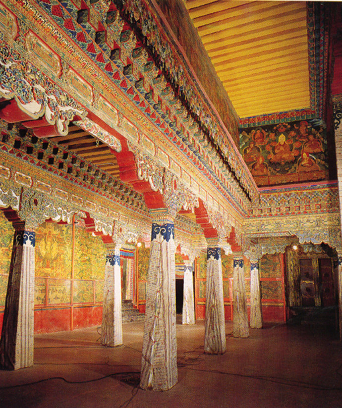 布达拉宫内殿图片