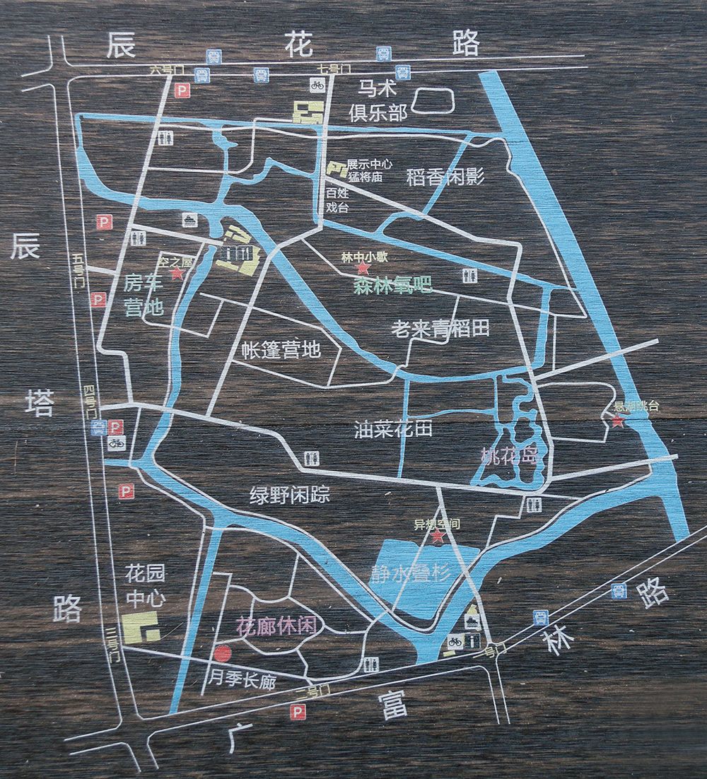 广富林遗址游玩地图图片
