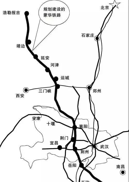 蒙华铁路湖北段