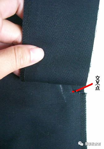 男西裤斜插袋的详细制作工艺