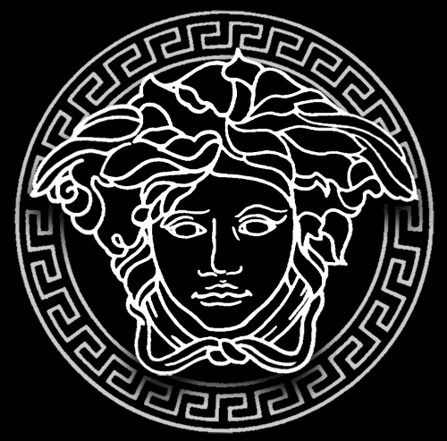 的logo都是希腊神话里 那个凡人看一眼就会石化的蛇发魔女美杜莎, 透