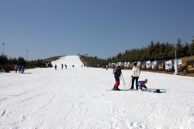 即墨天泰滑雪场图片