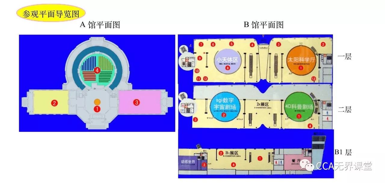 天文馆一层平面图图片