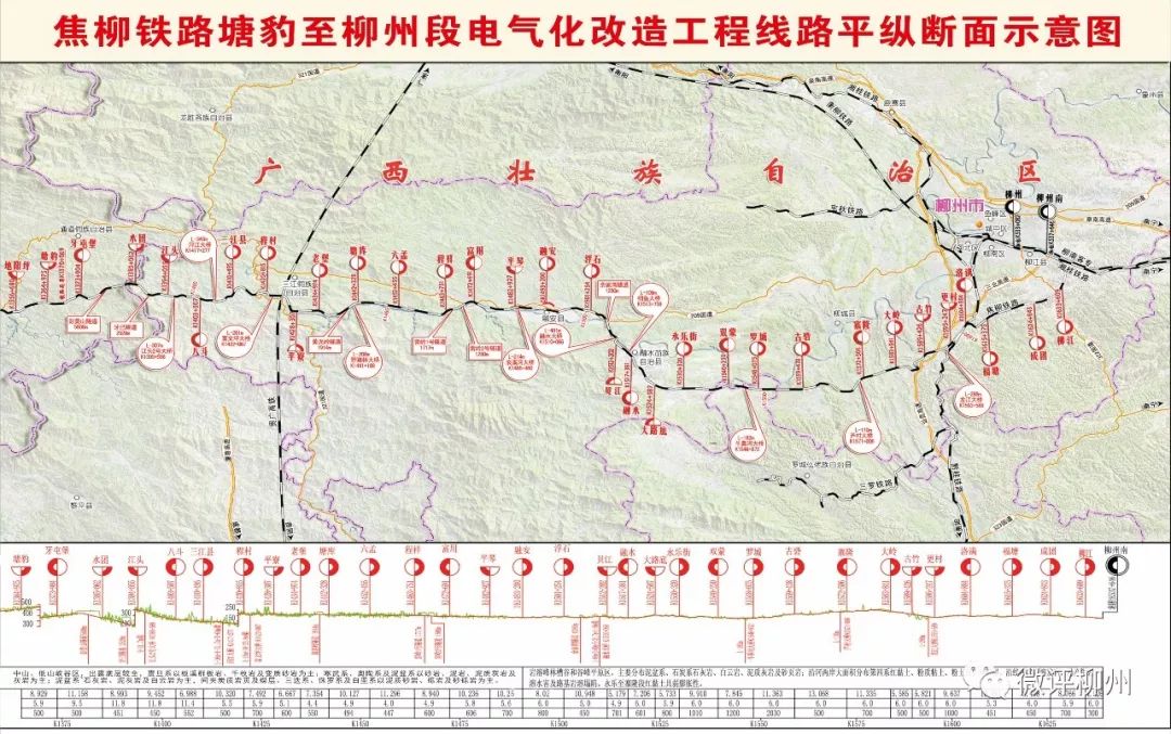 焦柳铁路详细线路图图片