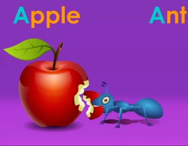 苹果英文发音图片