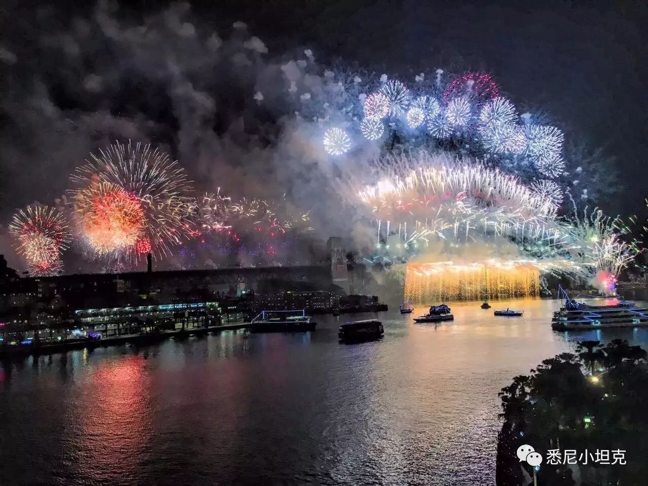 澳洲政府怒砸700萬澳幣為祝賀同性戀合法彩虹煙花成為一大亮點坦克在