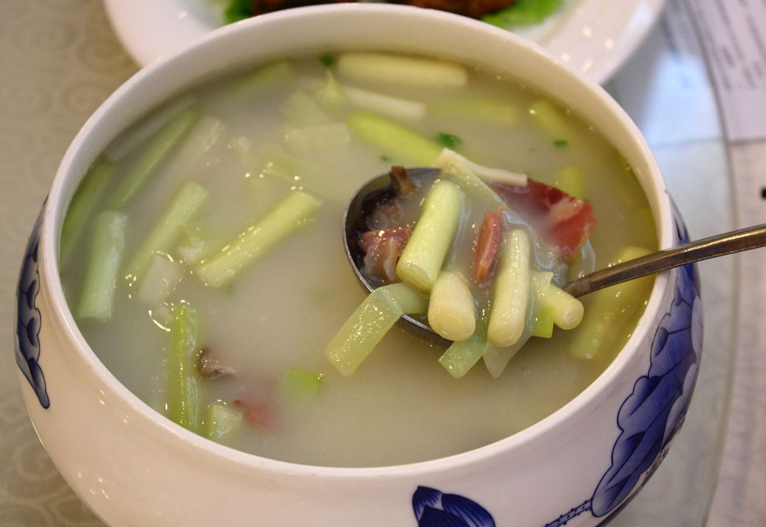 奶汤蒲菜怎么做_奶汤蒲菜的做法_开心123jiajia_豆果美食