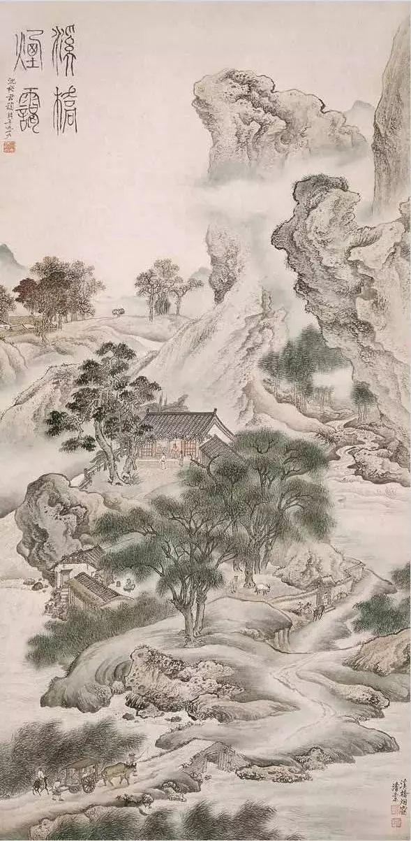 張伯駒與潘素他捐的傳世名作她畫的青山綠水80幅