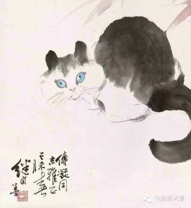 大师刘继卣画猫!太精彩啦!