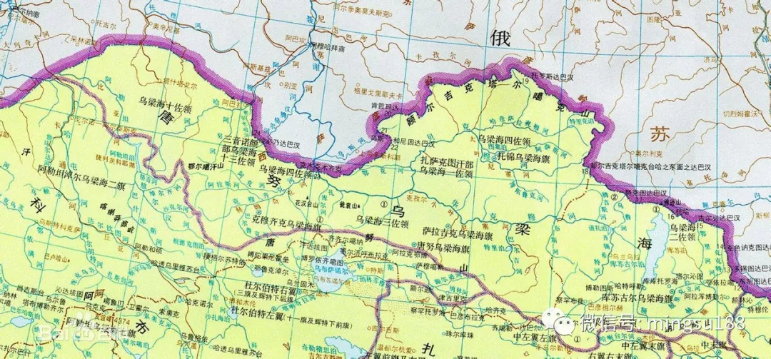 唐努图瓦共和国地图图片