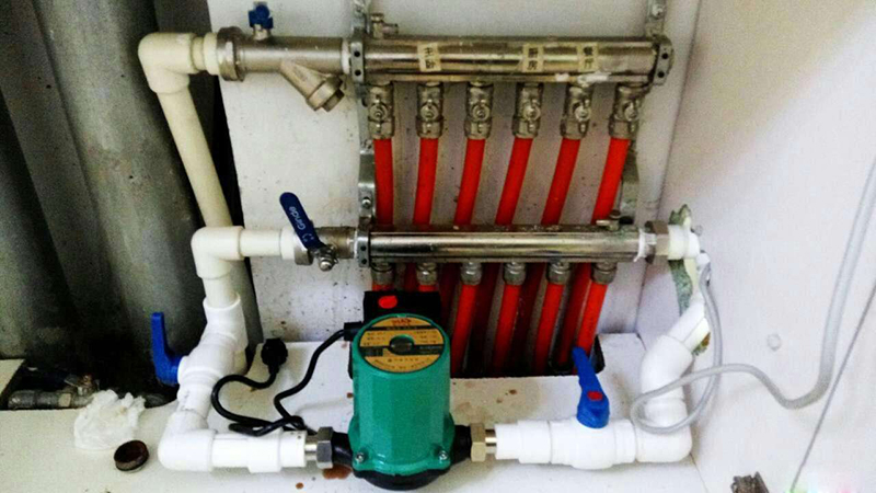 回水泵安装实列图图片