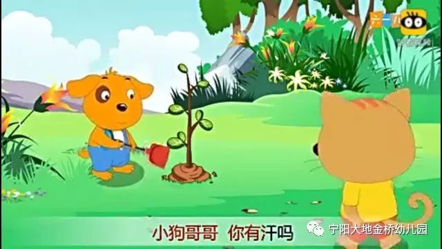 小猫找汗儿童画图片