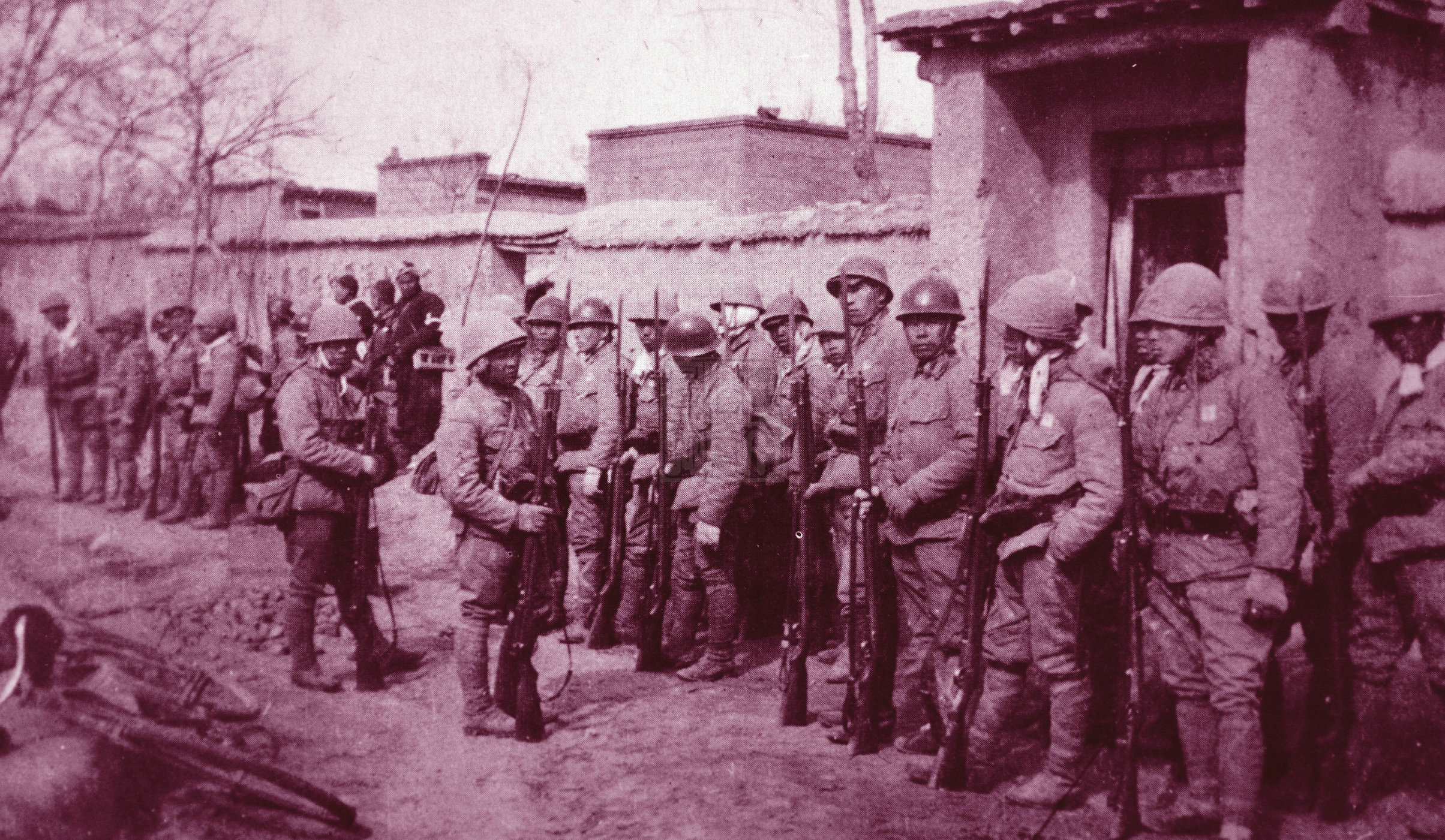 河北大地上遍布日军铁蹄:一组侵华日军在河北大扫荡的原始照片