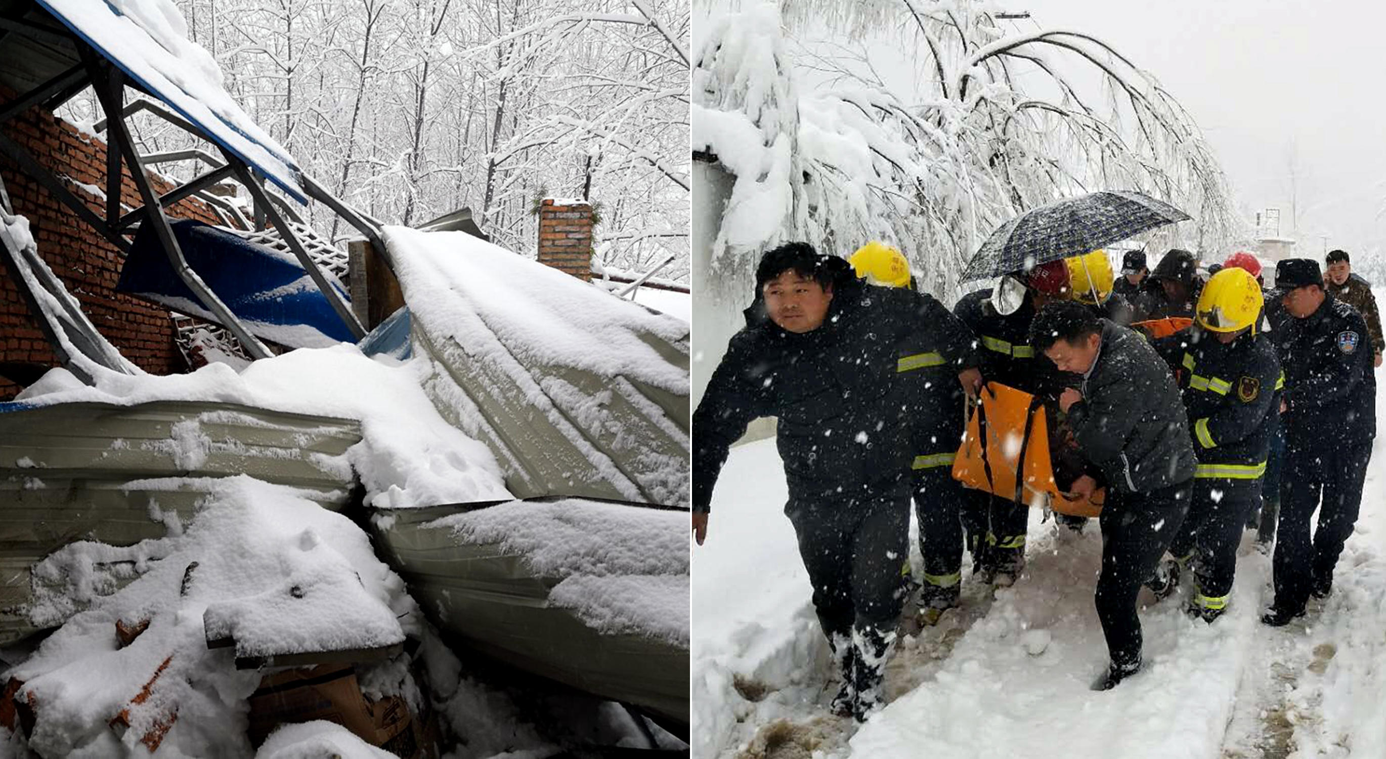 抗击雪灾图片