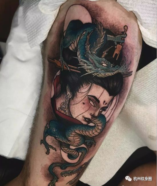 tattoo纹身素材日本艺伎