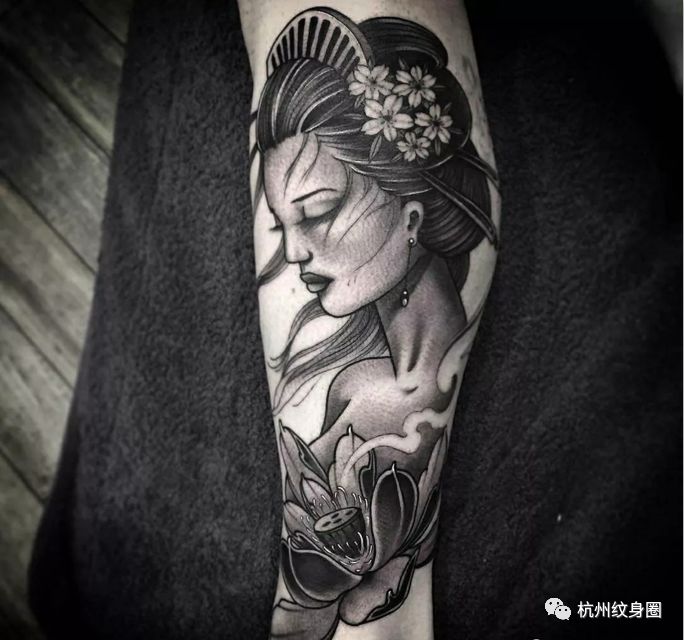 tattoo纹身素材日本艺伎