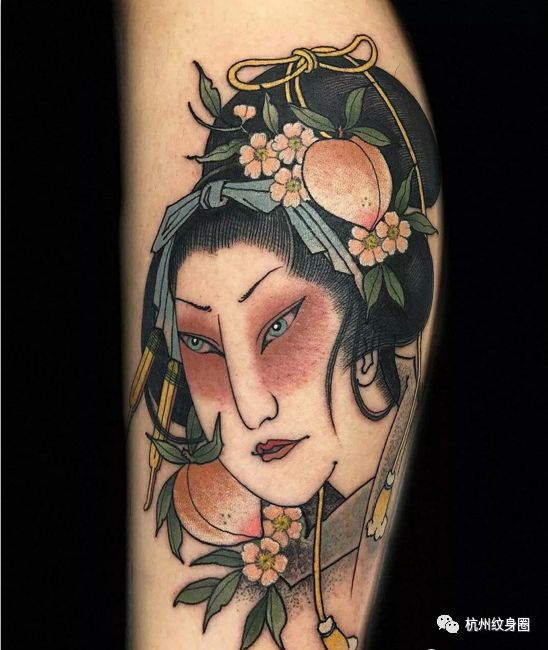 tattoo纹身素材日本艺伎