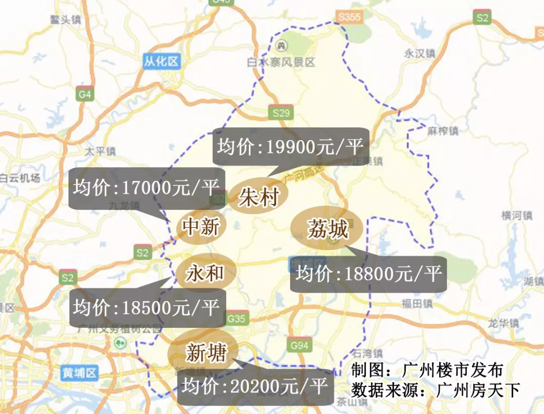 天河最高16萬/平,荔灣12萬/平!1月房價地圖來了!