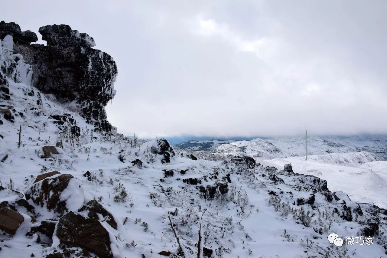 雪景感觉不错而其它地方的雨后景色也是蛮不错的今天早晨小编偶遇巧家