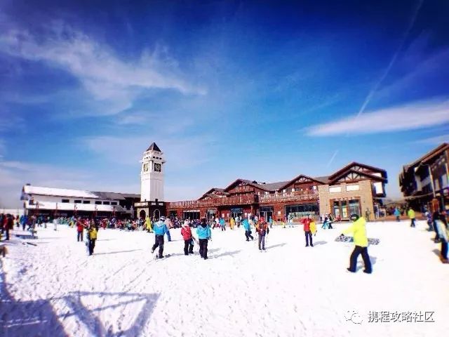 軍都山滑雪場:滑完雪再去泡溫泉