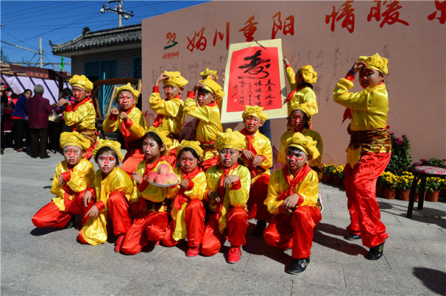 文明单位风采展大庄科乡慈母川村