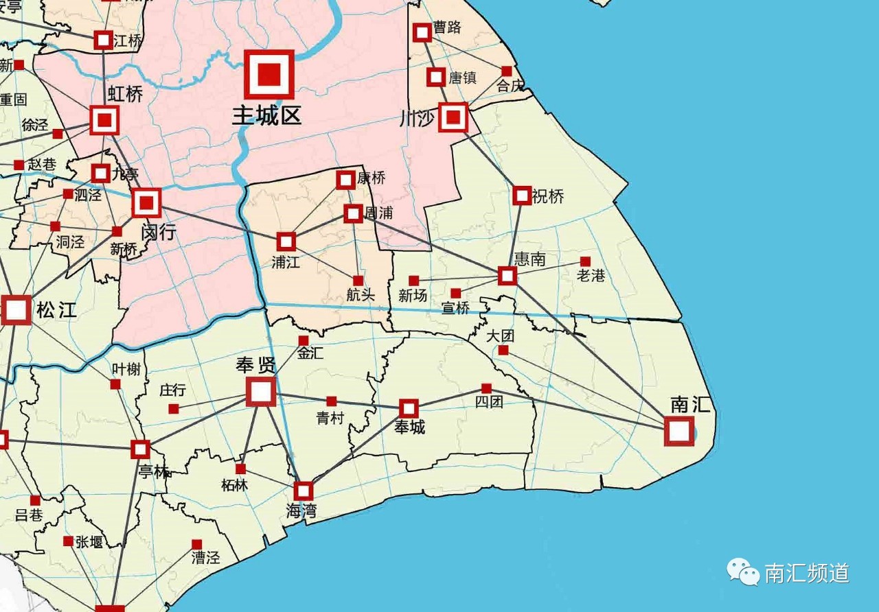 上海南汇各镇地图图片