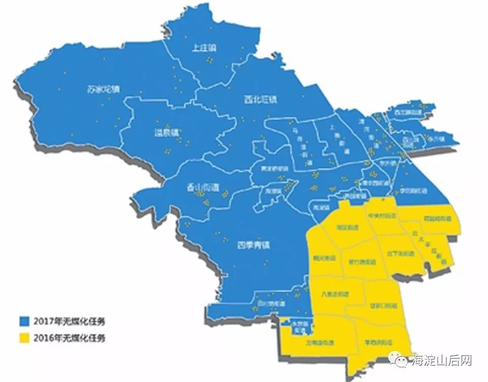 北京海淀区范围地图图片