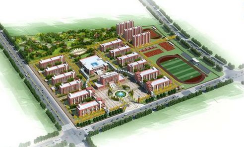 冀州中学新校区平面图图片