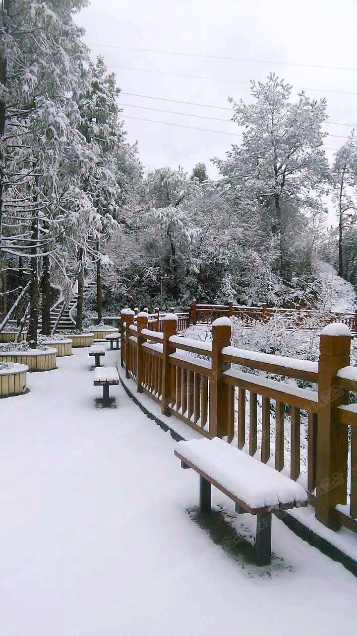 利川雪景图片