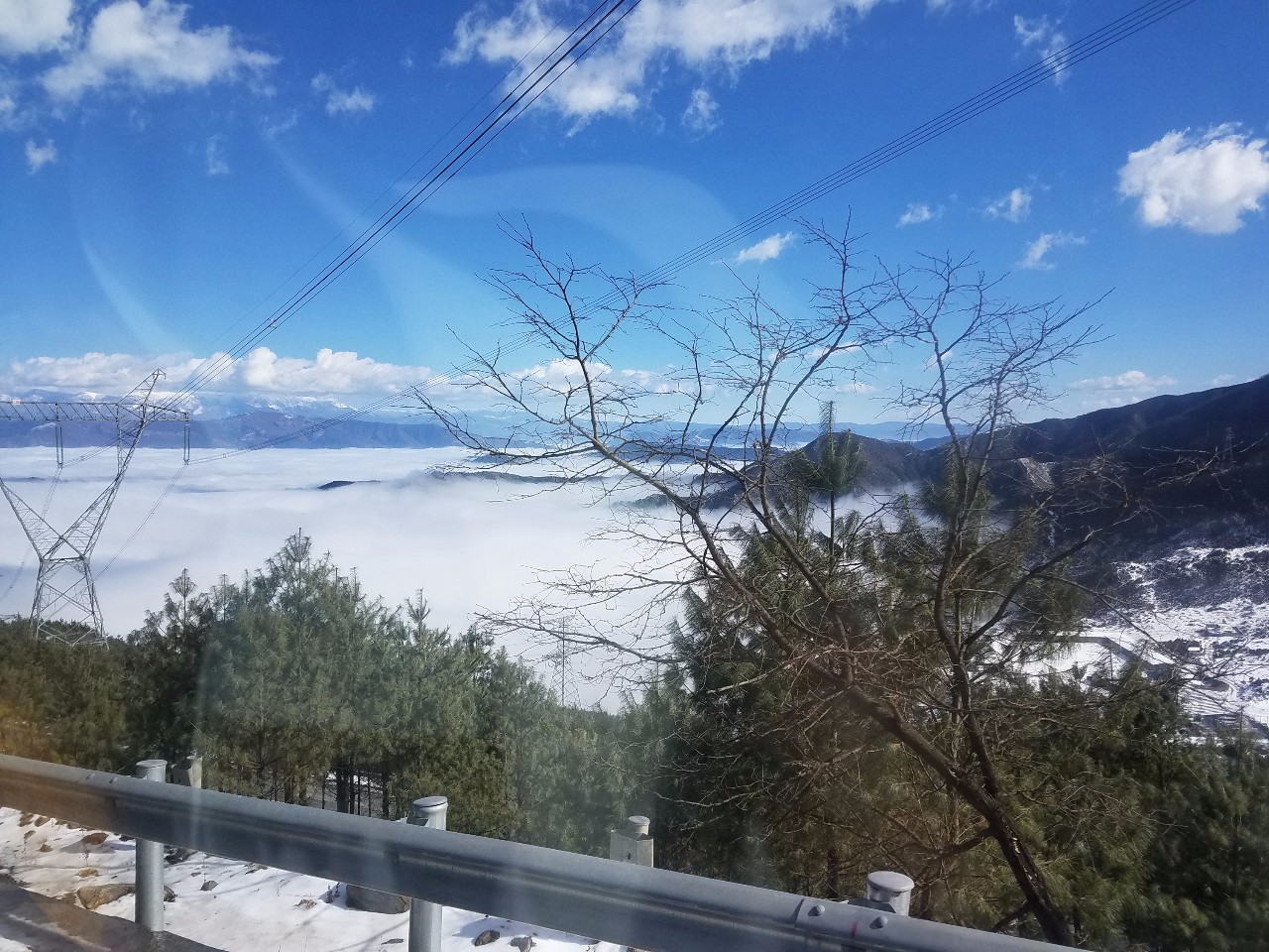 美景2018的第一場雪越西小相嶺美哭了