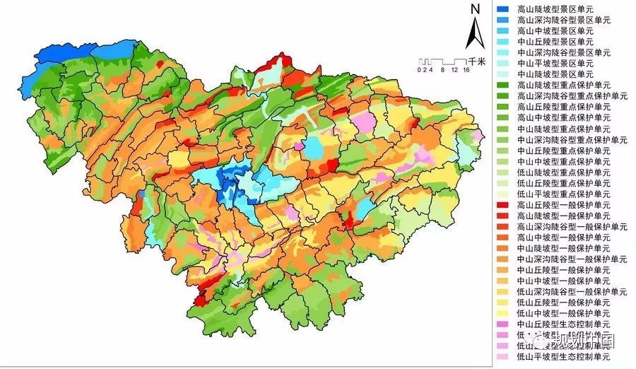 市域综合地理单元生态管控图(张家界市城乡一体化规划)鞍山市中心