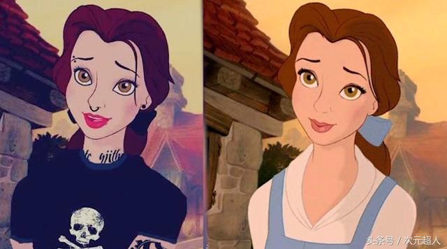 你们想知道迪士尼公主黑化后是什么样子的吗?爱丽儿公主太帅了!