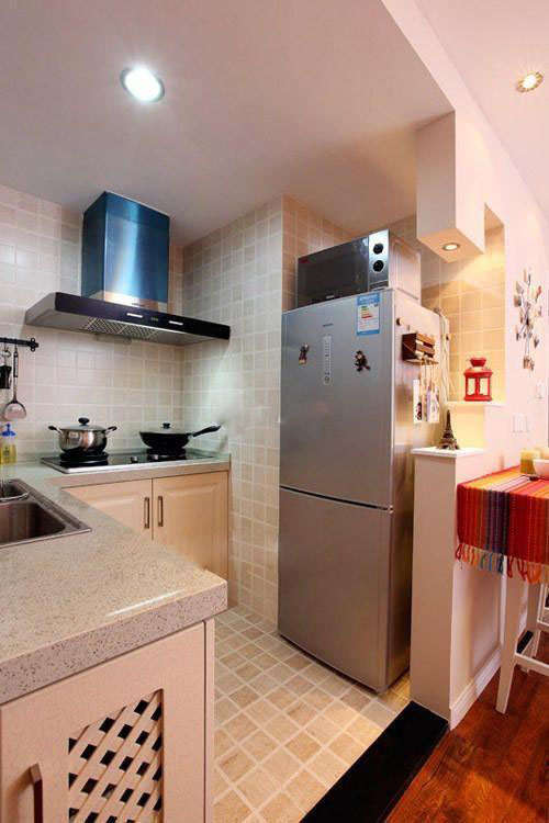  小户型厨房可以这样装，扩容空间五脏俱全 ！