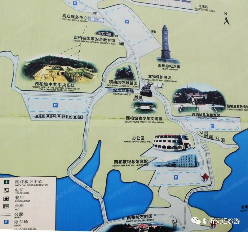 西柏坡地理位置地图图片