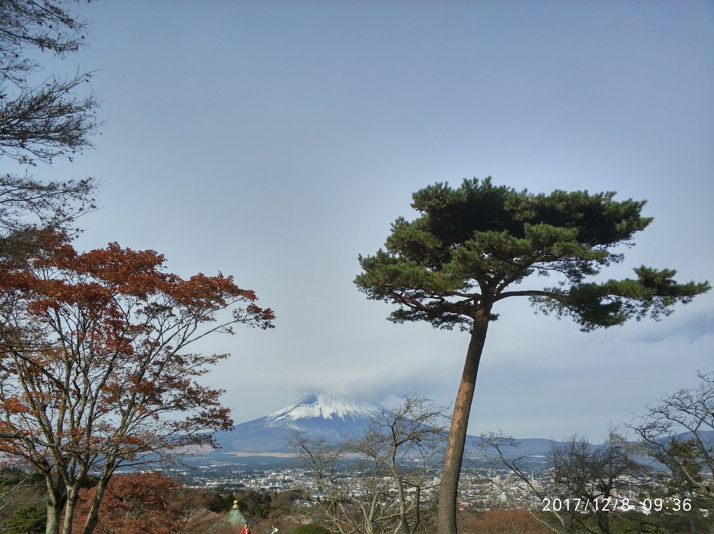 富士山的传说手抄报图片